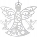 Bombka ozdobna aniołek zawieszka dekoracja na choinkę 3szt aniołki