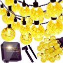 Solarkugel-gartenleuchten 50led/5m ww