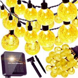 Garden lights solar balls 50led/5m ww