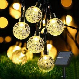 Garden lights solar balls 50led/5m ww