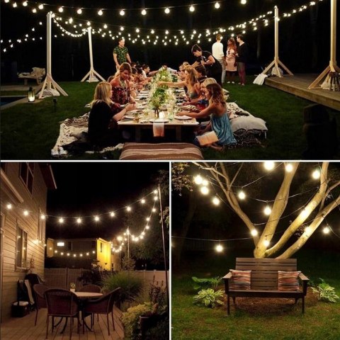 Garden lights solar balls 50led/5m ww Garden lights solar balls 50led/5m ww