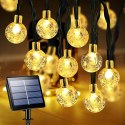 Solarkugel-gartenleuchten 50led/5m ww