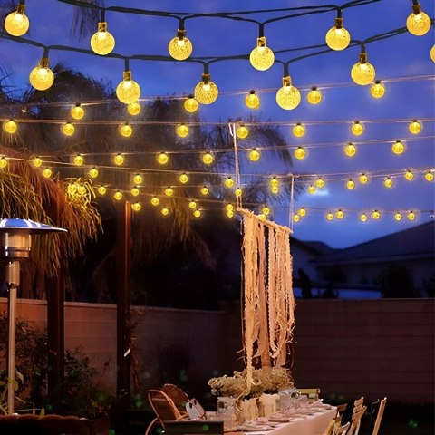 Garden lights solar balls 50led/5m ww Garden lights solar balls 50led/5m ww