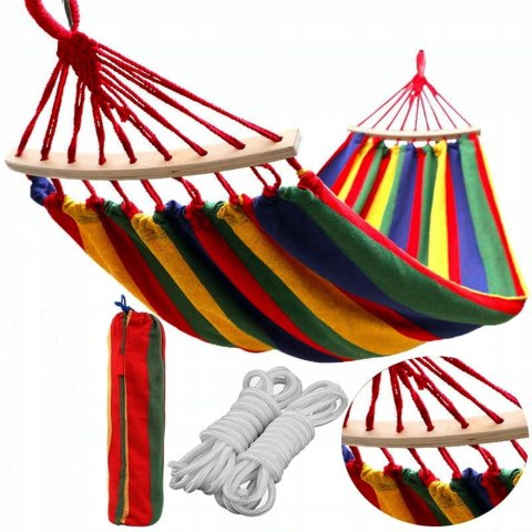 Hamak ze stelażem 1 osobowy 200*80 Hamak ze stelażem 1 osobowy 200*80