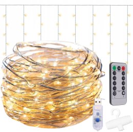 200 led usb curtain + ww remote control