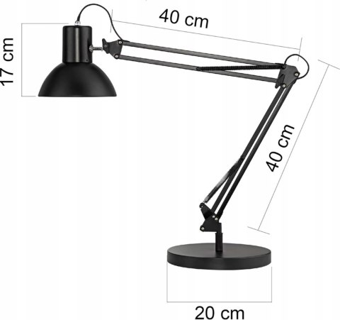 Drawing desk lamp standing + clip Drawing desk lamp standing + clip
