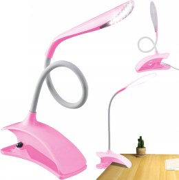 Desk lamp clip touch white