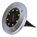 Gartenlampen solarscheibe rgb 8 led