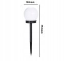 Gartenlampen solar-einbaukugel 10 cm