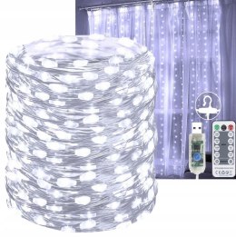 300 led usb curtain + cw remote control