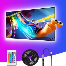Led strip 3m tv rgb + remote control