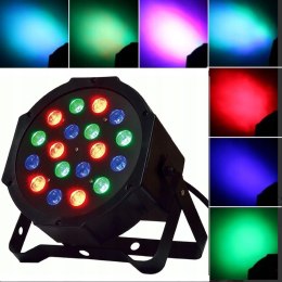 Kolorofon led par 18 led