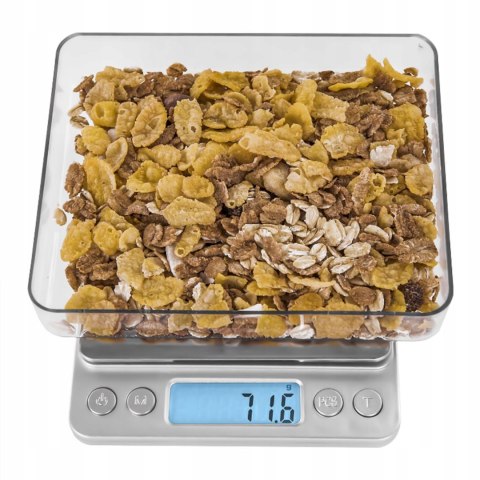 Schmuckwaage 2000g x 0,1g grau gro?) Schmuckwaage 2000g x 0,1g grau gro?)