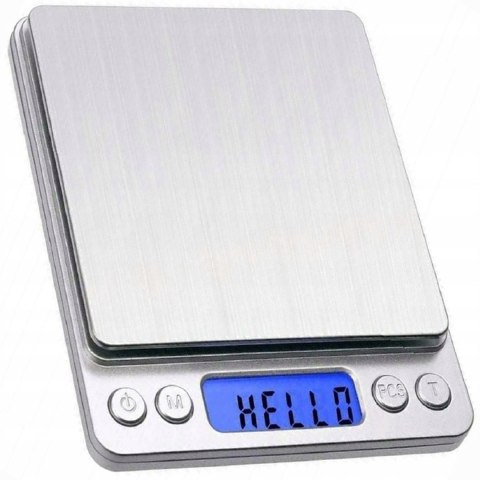 Schmuckwaage 2000g x 0,1g grau gro?) Schmuckwaage 2000g x 0,1g grau gro?)