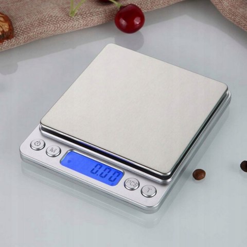 Schmuckwaage 2000g x 0,1g grau gro?) Schmuckwaage 2000g x 0,1g grau gro?)
