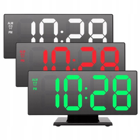 Led alarm clock mirror Led alarm clock mirror