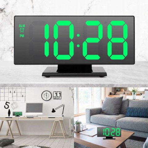 Led alarm clock mirror Led alarm clock mirror