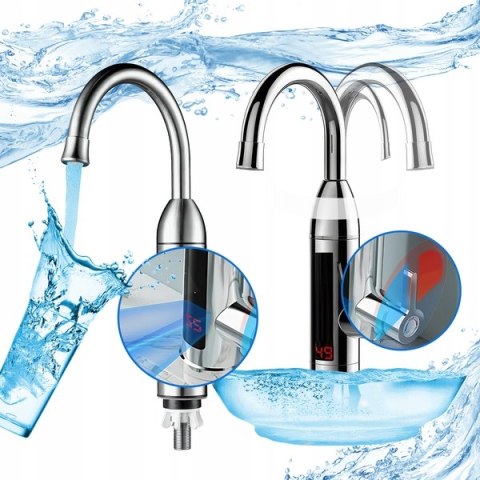 Lcd water heater tap chrome Lcd water heater tap chrome