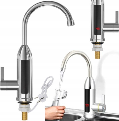 Lcd water heater tap chrome Lcd water heater tap chrome