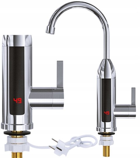 Lcd water heater tap chrome Lcd water heater tap chrome