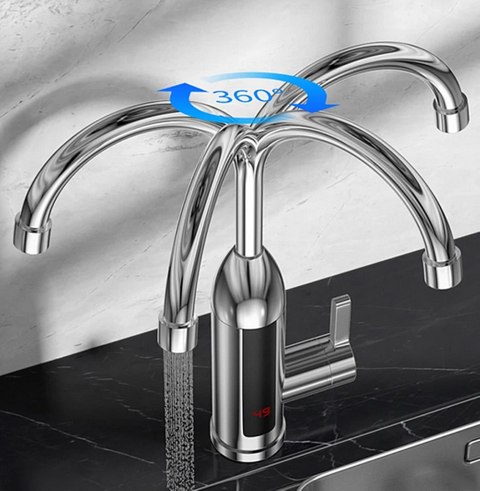 Lcd water heater tap chrome Lcd water heater tap chrome