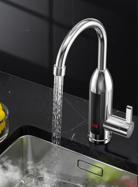 Lcd water heater tap chrome Lcd water heater tap chrome