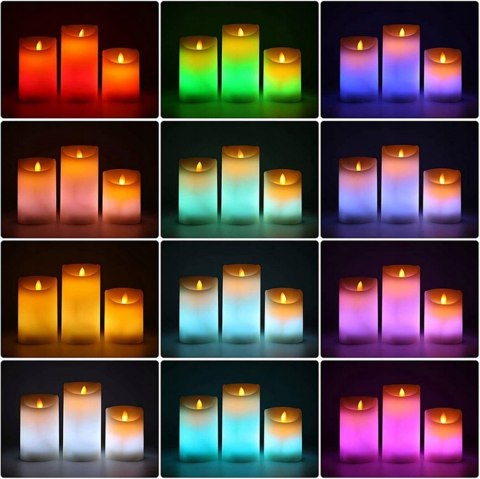 Rgb candles Rgb candles