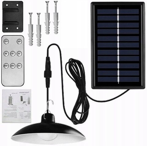 Lampa solarna ogrodowa żyrandol pojedynczy Lampa solarna ogrodowa żyrandol pojedynczy