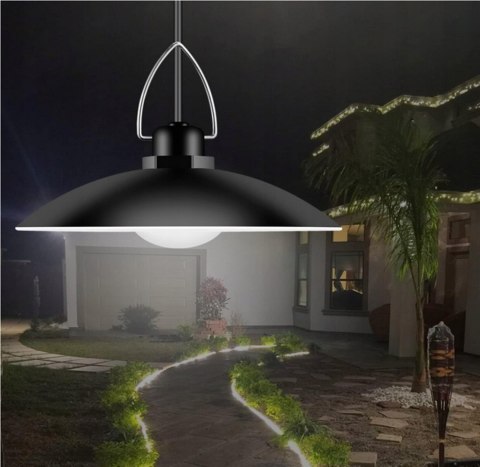 Lampa solarna ogrodowa żyrandol pojedynczy Lampa solarna ogrodowa żyrandol pojedynczy