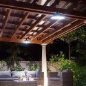 Solar garden lamp single chandelier