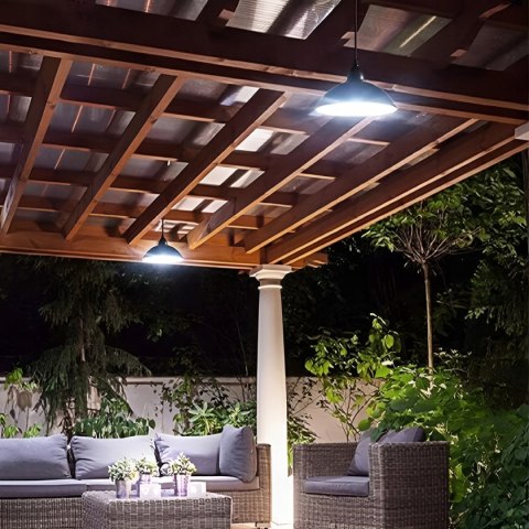 Lampa solarna ogrodowa żyrandol pojedynczy Lampa solarna ogrodowa żyrandol pojedynczy