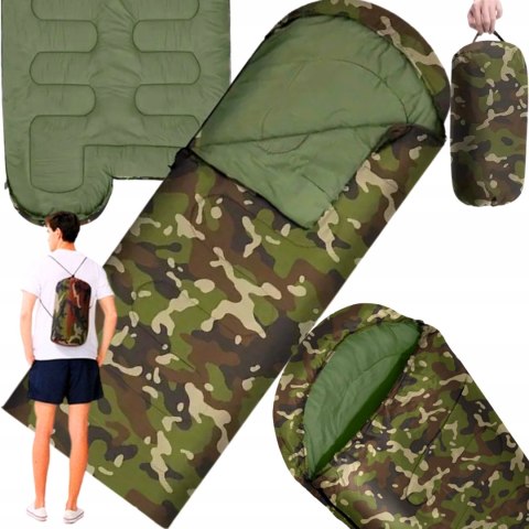 Camouflage sleeping bag
