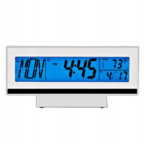 Digital alarm clock electronic clock with thermometer and date display Digital alarm clock electronic clock with thermometer and date display