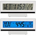 Electronic alarm clock digital with display thermometer date alarm watch
