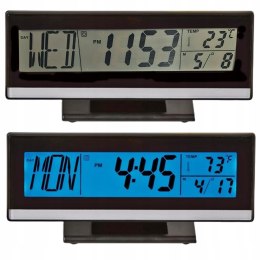 Electronic alarm clock digital with display thermometer date alarm watch
