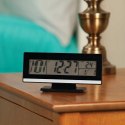 Electronic alarm clock digital with display thermometer date alarm watch