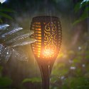 Lampa solarna ogrodowa pochodnia