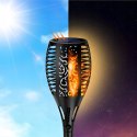 Lampa solarna ogrodowa pochodnia