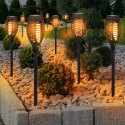 Lampa solarna ogrodowa pochodnia