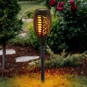 Lampa solarna ogrodowa pochodnia