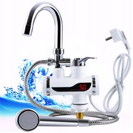 Water heater tap with standing shower