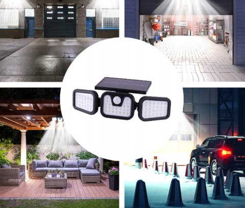 Lampa solarna 3 strony split Lampa solarna 3 strony split