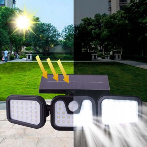 Lampa solarna 3 strony split Lampa solarna 3 strony split