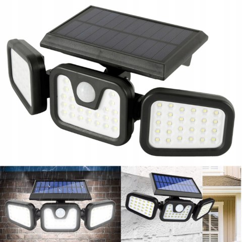 Lampa solarna 3 strony split Lampa solarna 3 strony split