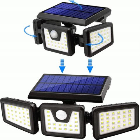 Lampa solarna 3 strony split Lampa solarna 3 strony split