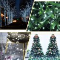 Solar christmas tree lights 200 led cw