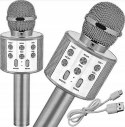 Karaoke microphone wireless bluetooth for children with usb with speaker