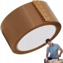 Braunes acryl-klebeband zum verpacken von kartons. 36 stuck klebeband
