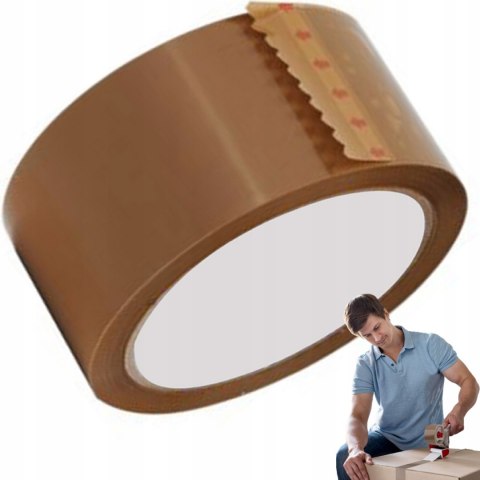 Braunes acryl-klebeband zum verpacken von kartons. 36 stuck klebeband Braunes acryl-klebeband zum verpacken von kartons. 36 stuck klebeband
