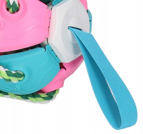 Interactive toy for dog frisbee flying ball disc teeth ball